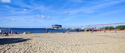 Puck, port ↔ Puck, plaża [plaża w Pucku]