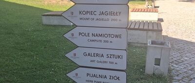Pole Bitwy pod Grunwaldem ↔ Olsztynek, dworzec kolejowy