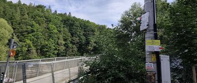 Jezioro Bystrzyckie, most