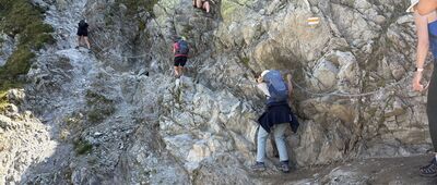 Szpiglasowa Przełęcz [Łańcuchy przed przełęczą Szpiglasową]