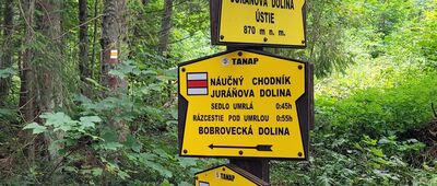 Juráňova dolina, ústie