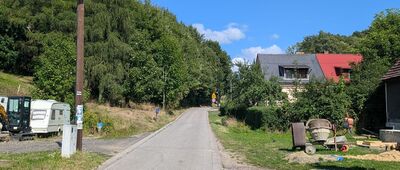 Przełęcz Radomierska ↔ Radomierz, rozejście szlaków