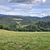 Widok na Pieniny Małe z zielonego szlaku do Leśnicy
