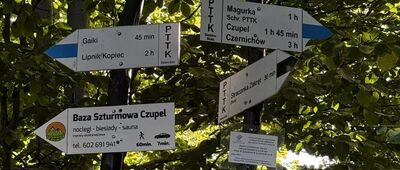 Przełęcz Przegibek w Beskidzie Małym