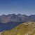 Słowackie Tatry Zachodnie nad wierzchołkiem Ciemniaka, widziane z Krzesanicy