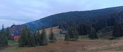 Hala Miziowa, skrzyżowanie szlaków