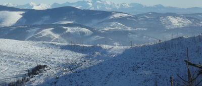 Zielony Kopiec [Tatry z Zielonego Kopca (zoom)]