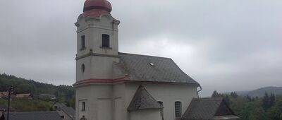 Studené [Kościół św. Anny z 1820 roku w miejscowości Studene]