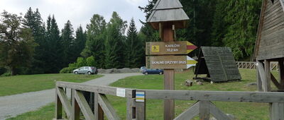 Skalne Grzyby, parking