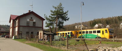 Starkoč, železniční stanice [Starkoč, železniční stanice.]