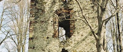 Nowa Kamienica ↔ Stara Kamienica [Zamek w Starej Kamienicy - 10 marca 2002 r.]