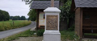 Plavný potok ↔ Černá Voda [kapliczka na szlaku]