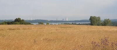 Smutna Góra ↔ Chełmek [Widok na Zbiornik Dziećkowice i Elektrownię Nowe Jaworzno ]