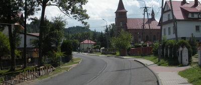 Korbielów, Nad Potokiem ↔ Korbielów, skrzyżowanie