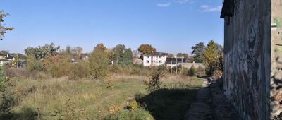 Nakło Śląskie, Wapienniki ↔ Zalew Nakło-Chechło, domki letniskowe [Widok na Stację Kolejową oraz wieś Nakło Śląskie]