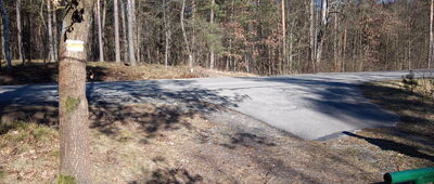 Siedlec, ul. Częstochowska [na szlaku]