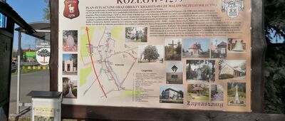Kozłów [Tablica informacyjna w Kozłowie]