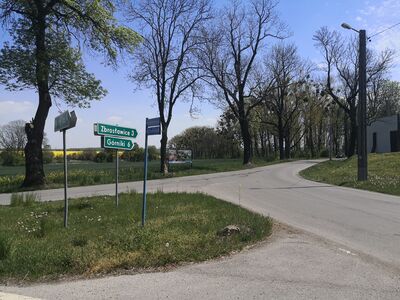 Skrzyżowanie w Wilkowicach