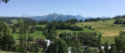 Koziniec ↔ Brzegi [widok na Tatry Bielskie ze szlaku]