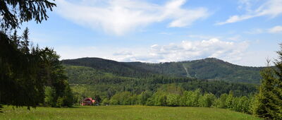 Wisła, Mrozków [z lewej Kyrkawica (973m), z prawej Stożek Wielki (978m)]