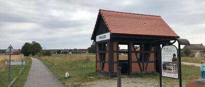 Pracze, droga rowerowa ↔ Pracze