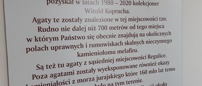 Zamek Tenczyn ↔ Alwernia [O muzeum agatów]