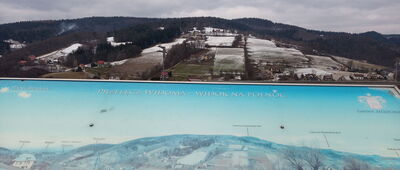 Przełęcz Widoma, punkt widokowy