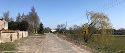 Gorzysław ↔ Gorzysław, rozejście szlaków