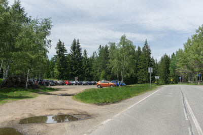Parking na Rozdrożu Izerskim