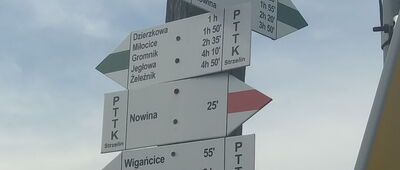 Bożnowice, zachód [Drogowskaz Bożnowice zachód]