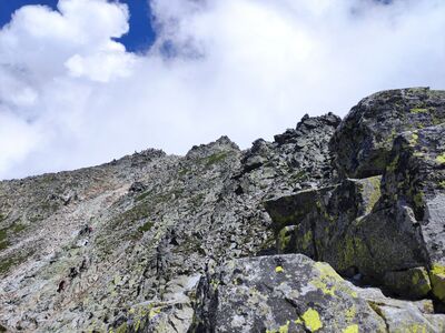 szczyty Rysów od lewej 2499m i 2503m