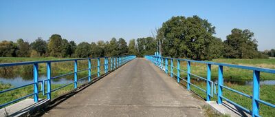 Kędzie ↔ Chodolewo, kanał Kokot [Most nad Baryczą]